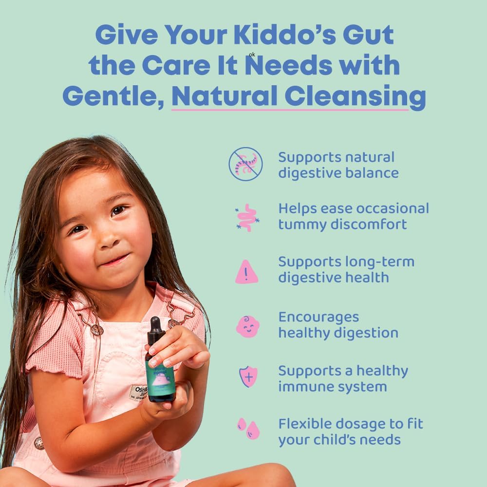 Para Patrol Kids' Liquid Cleanse – Natural Liquid Detox, Alcohol-Free (1 fl oz) 30 Servings